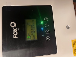 Inverter just says OFF MODE